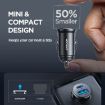 JOYROOM JR-CCN05 30W Mini Metal Car Charger, PD+QC3.0 (Black) - 6