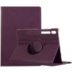 Samsung Galaxy Tab S9+/S10+ 360 Rotating Leather Case - Purple - 1
