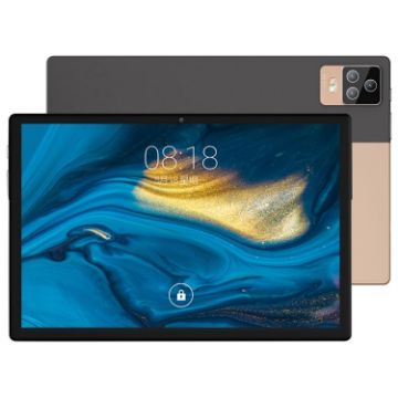 BDF P70 10.1" 4G LTE Tablet, 8GB+256GB, Android 12, Dual SIM, Gold - 1