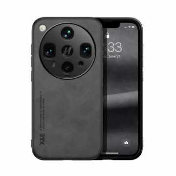 OPPO Find X8 Ultra Magnetic Leather Back Case - Dark Grey - 1