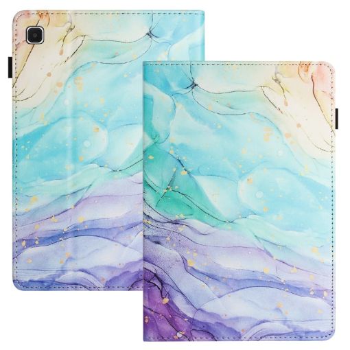 Samsung Galaxy Tab S6 Lite Leather Case (Oil Painting Texture) - 1