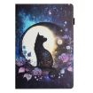 Samsung Galaxy Tab A 10.1 2019 Leather Case - Cat Design - 2