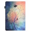 Galaxy Tab A 10.1 2016 Litchi Leather Case (Oil Painting Tree) - 3