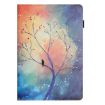 Samsung Galaxy Tab S5e Litchi Leather Case (Oil Painting Tree) - 2