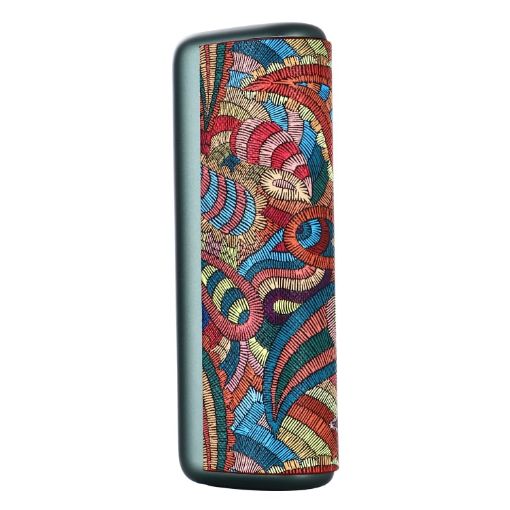 IQOS ILUMA Prime PU Leather Cigarette Case (Waist Flower Red) - 1