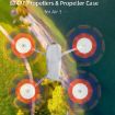 DJI Air 3 8747F Low Noise Propellers, 2 Pairs Orange Tip - 2