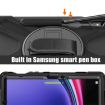 Galaxy Tab S10/S9/S8/S7 Rugged Rotatable Kickstand Case (Black) - 6