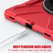 Galaxy Tab S10/S9/S8/S7 Heavy Duty Rotatable Kickstand Case (Red) - 3