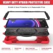 Galaxy Tab S10/S9/S8/S7 Heavy Duty Rotatable Kickstand Case (Red) - 6