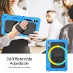 Samsung Galaxy Tab S10+/S9+/S9 FE+ Silicone Hybrid Case (Blue+Black) - 3