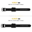 Apple Watch SE 2022 44mm Black Silicone Pin Buckle Band - 2