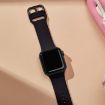 Apple Watch SE 2022 44mm Black Silicone Pin Buckle Band - 4