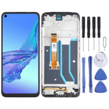 OPPO A53s 4G OEM LCD Screen Digitizer Assembly with Frame - 1