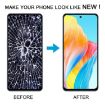 OPPO A98 5G OEM LCD Screen Digitizer Assembly with Frame - 6