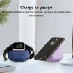 2 in 1 Diamond Wireless Charging Silicone Base - Black - 5