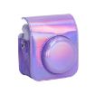 FUJIFILM instax mini 12 Purple Leather Case Bag with Strap - 3
