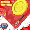 Samsung Galaxy Tab S9+/S10+ Spider Handle Silicone Case (Yellow Red) - 3