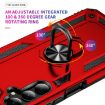 Shockproof Red TPU + PC Phone Case with Holder for Galaxy A05s - 5