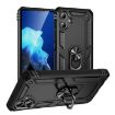 Samsung Galaxy A06 4G Shockproof TPU+PC Case with Holder Black - 1