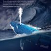 Remote Control Whale Toy LS-XDU/RC B4 - Royal Blue, Dives & Sprays Water - 6
