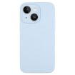 Sky Blue Liquid Silicone Phone Case for iPhone 14 Plus - 1