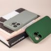 iPhone 12 White Liquid Silicone Fine Pore Phone Case - 6