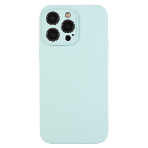 iPhone 12 Pro Max Turquoise Liquid Silicone Phone Case - 1