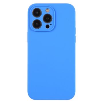 iPhone 12 Pro Max Lake Blue Liquid Silicone Phone Case - 1