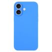 iPhone 16 Lake Blue Liquid Silicone Fine Pore Phone Case - 1