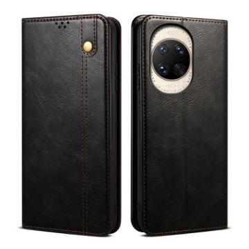 For Huawei nova 14 Ultra Leather Phone Case - Black - 1