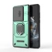 OnePlus 12 5G Camshield Shockproof Case with Holder - Green - 1