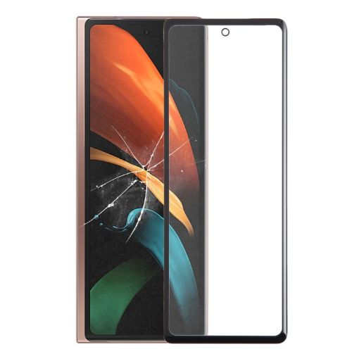 Samsung Galaxy Z Fold2 SM-F916B Outer Glass Lens with OCA Adhesive - 1