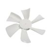 A8702 White 6" RV Skylight Vent Fan Blade D-hole - 1