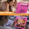 Samsung Galaxy Tab S9+ Rose Red EVA Shockproof Case with Holder - 4
