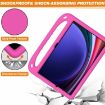 Samsung Galaxy Tab S9+ Rose Red EVA Shockproof Case with Holder - 5