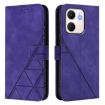 OPPO A5X 4G/5G Crossbody 3D Embossed Flip Leather Case (Purple) - 2