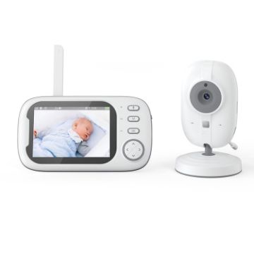 3.5" Wireless Night Vision Baby Monitor Camera (US Plug) - 1