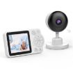 2.8" YE10-C3 Wireless Night Vision Baby Monitor Camera (EU Plug) - 2