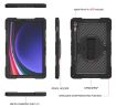 Samsung Galaxy Tab S9+ 360 Rotation Silicone Case (Black) - 4