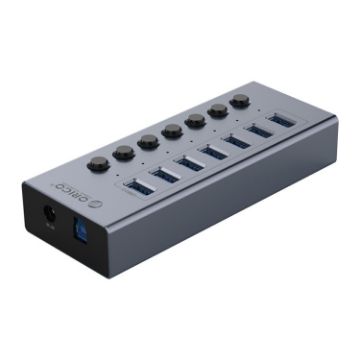 ORICO 7-Port USB 3.0 HUB with Switches (AU Plug) - 1