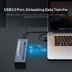 ORICO BT2U3-7AB-GY-BP 7 Port USB 3.0 HUB with Switches (EU Plug) - 5