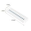 ORICO CT2U3 13-Port USB 3.0 HUB with Switches, AU Plug, White - 3