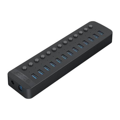 ORICO CT2U3-13AB USB 3.0 HUB 13 Ports with Switches, UK Plug, Black - 1