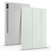 Galaxy Tab S10+/S9+ Smart Leather Case with Pen Slot (Light Green) - 1