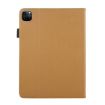 iPad Pro 13 2024 Leather Sucker Case - Brown Litchi Texture - 3