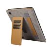 iPad Pro 13 2024 Leather Sucker Case - Brown Litchi Texture - 6
