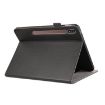 Samsung Galaxy Tab S7 Lite/S7+ Litchi Leather Tablet Case (Black) - 4