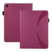 Purple Litchi Leather Case for Samsung Galaxy Tab S6 Lite/P610 - 2