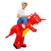 Red Dinosaur Halloween Inflatable Costume - Size L (160-190cm) - 1