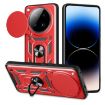 Infinix Zero 40 TPU+PC Case with Sliding Camera Cover - Red - 1